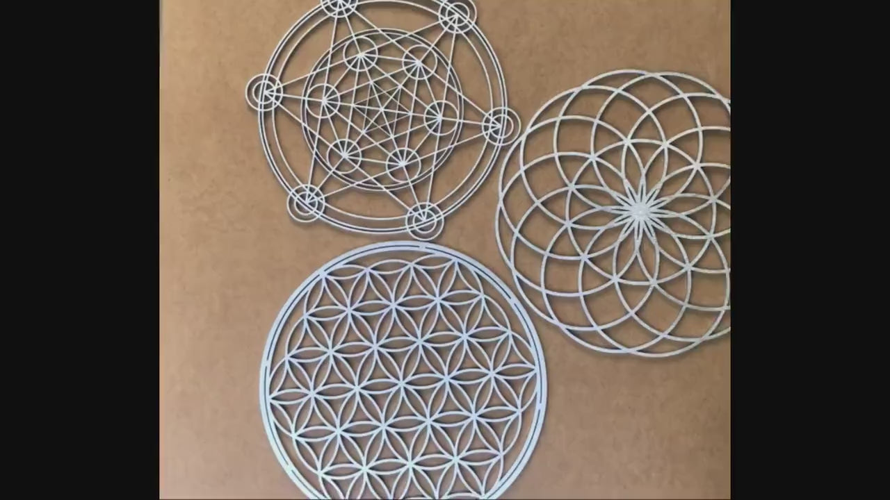 Flower of life wall art, wooden wall decor, sacred geometry wall art, spiritual artwork, housewarming gift
