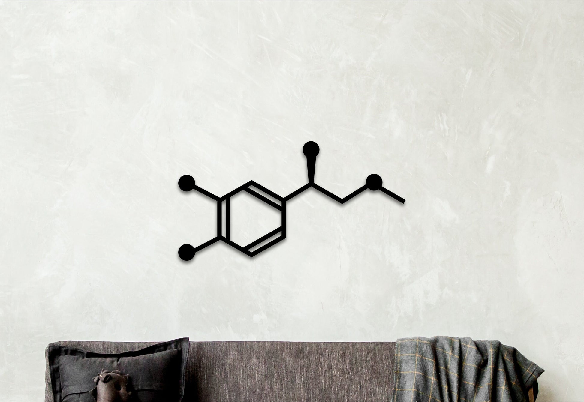 Adrenaline wall art,Fight or flight, Epinephrine molecule,Wood decor