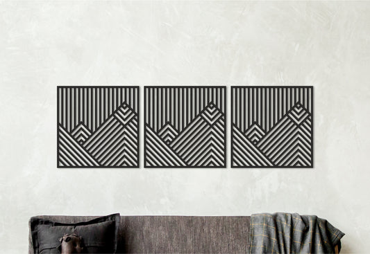 Mountains wall art,Modern wall decor,Minimalist decorations,Large decor