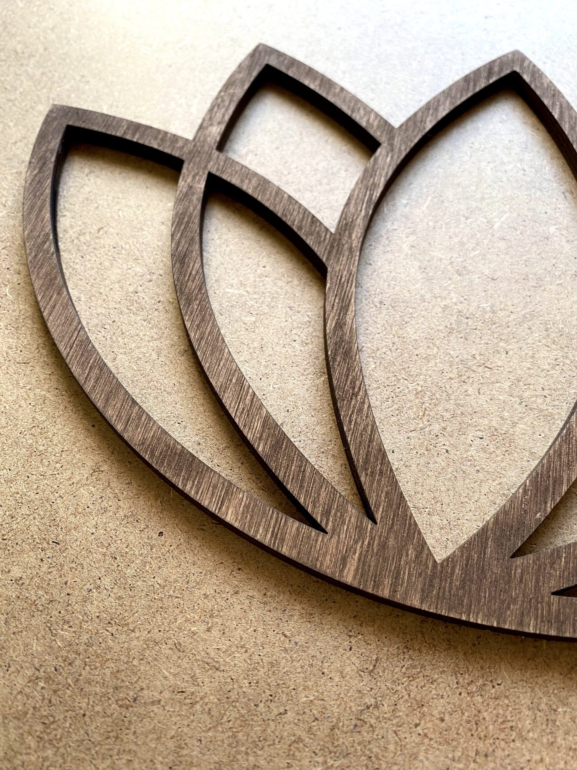 Lotus wall art,Meditation room,Namaste,Om decorations, Yoga studio decor,Wooden