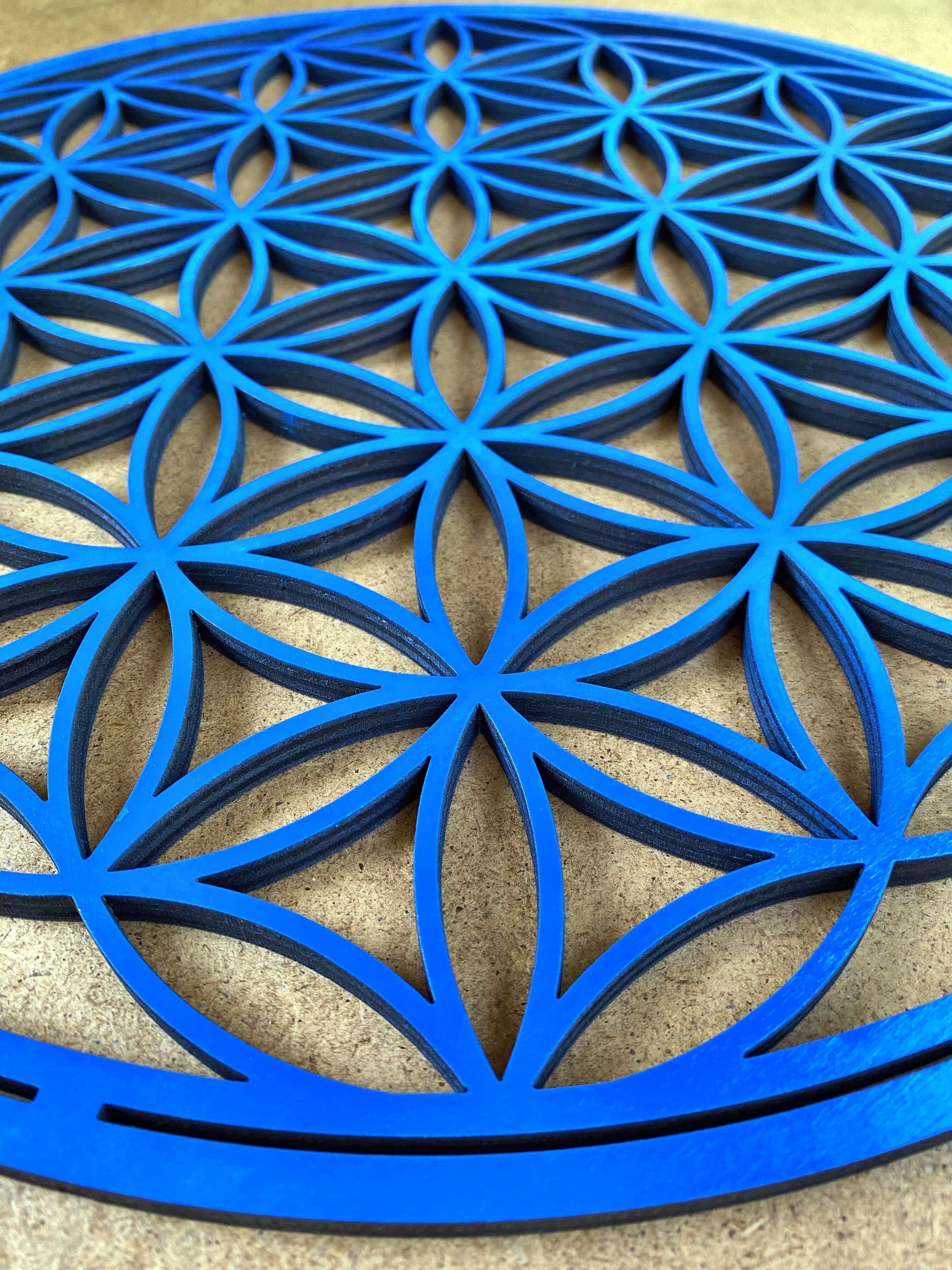 Flower of life wall art, wooden wall decor, sacred geometry wall art, spiritual artwork, housewarming gift