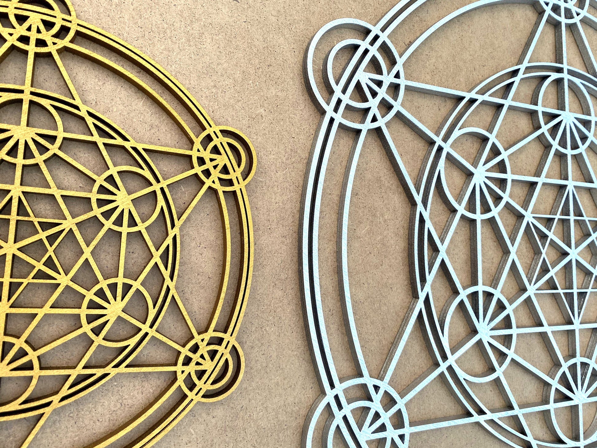Sacred geometry wall art, metatron cube, flower of life, torus wall art, set of 3, energy healing