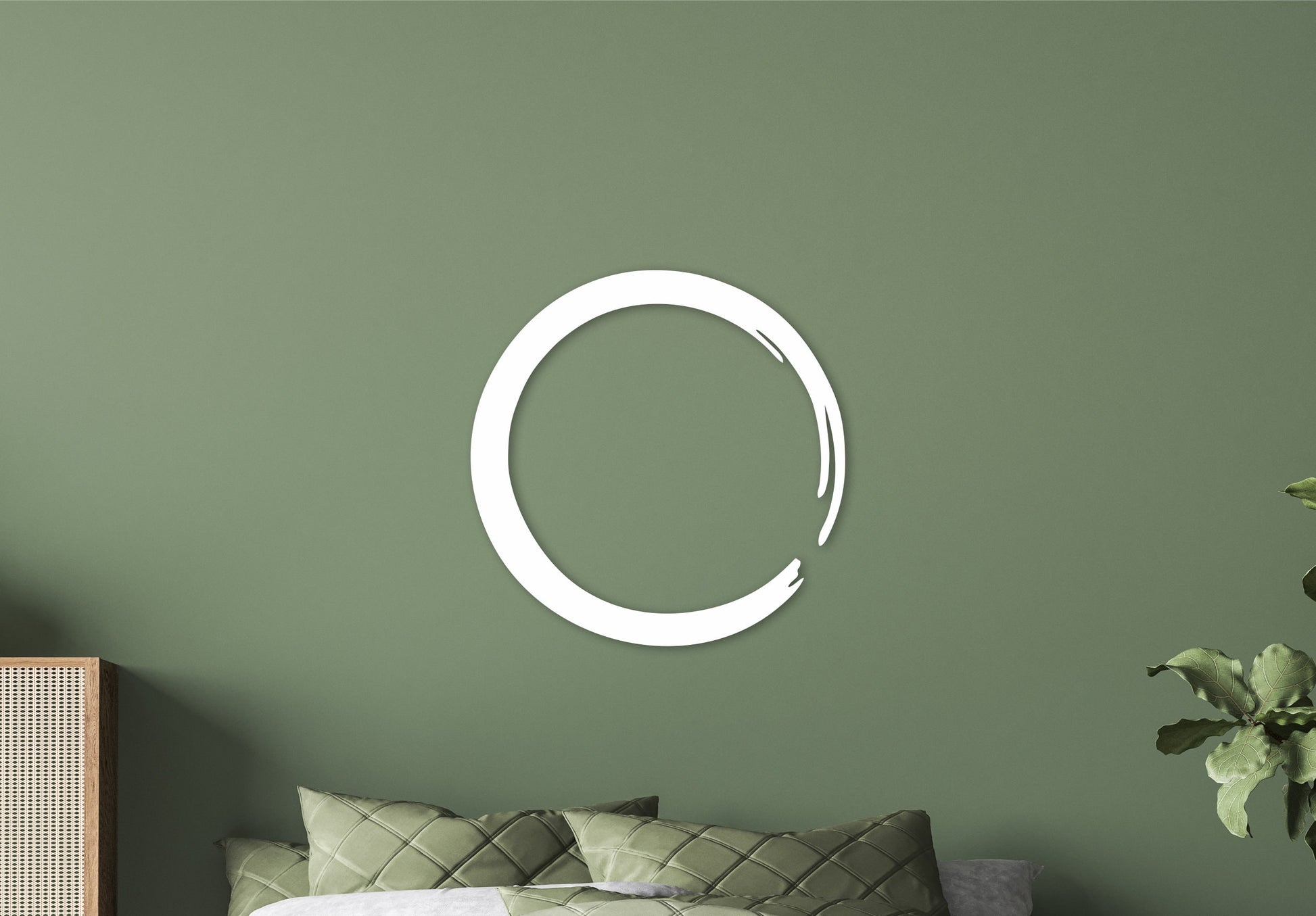 Enso Circle wall art, Zen symbol,Yoga decor, Spirutal decorations, Meditation