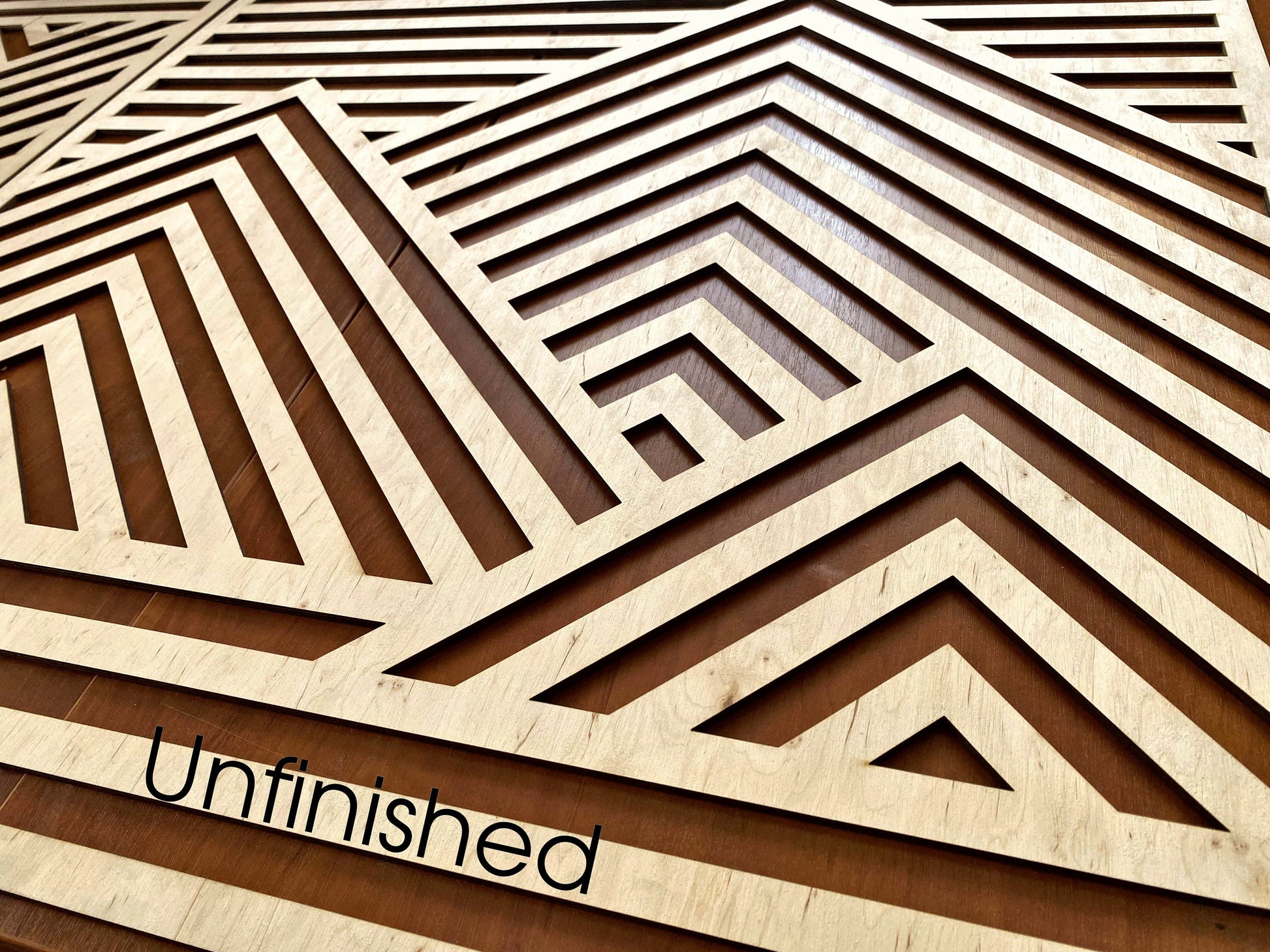 Mountain panel set, Geometric wall art, Wooden wall decor, Mountains decorations, Set of 2 panels