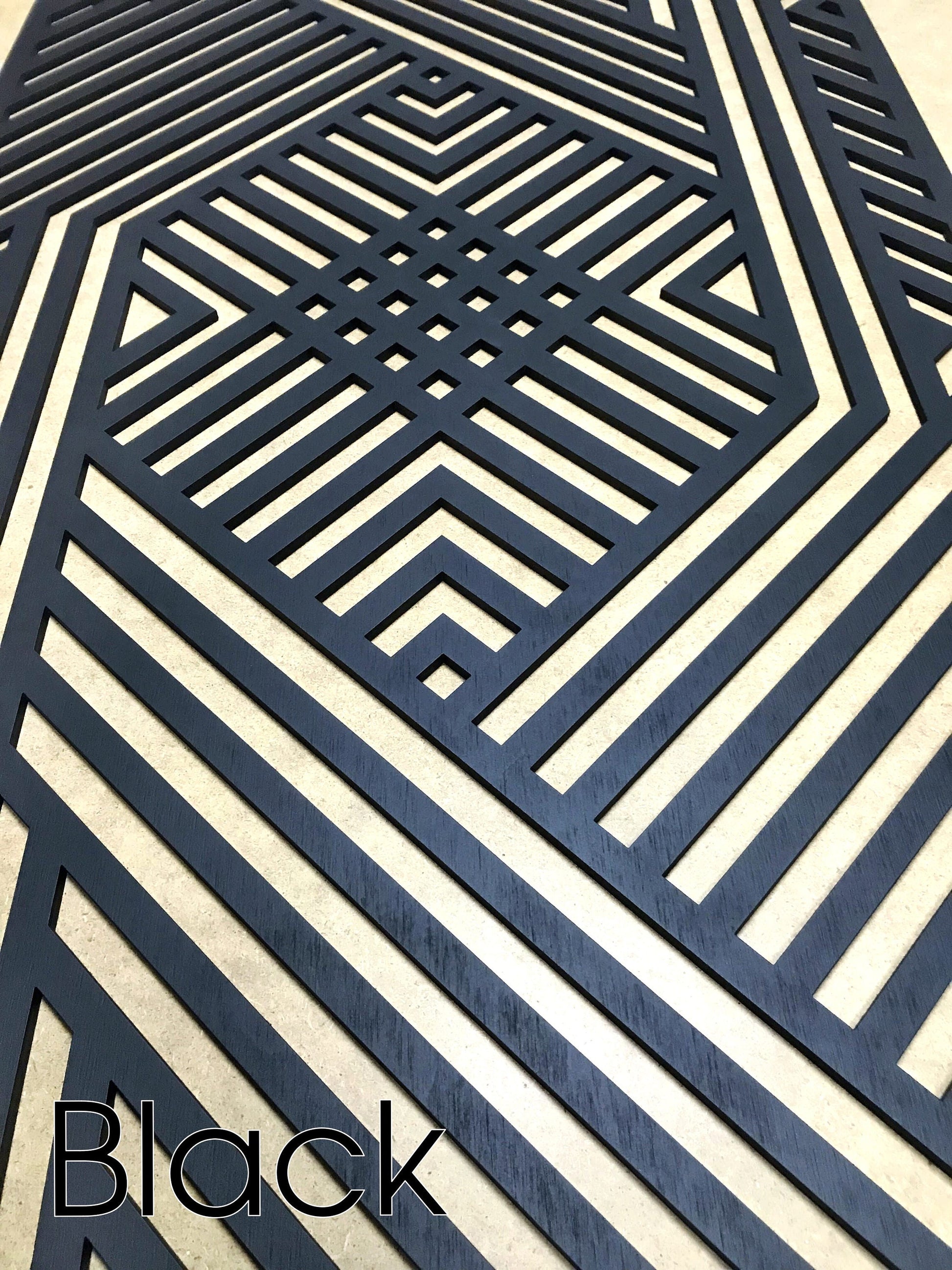 Panels wall decor, Wooden wall art,Moroccan decor,Geometric wall art,Modern wall art,3 panels set