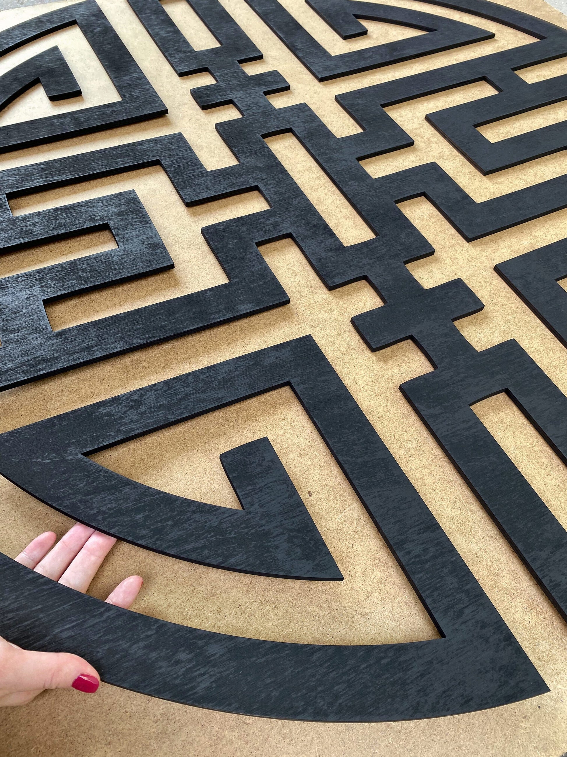 Feng Shui wall art, Wealth prosperity, Good fortune, Cai symbol,Money,Wooden wall decor