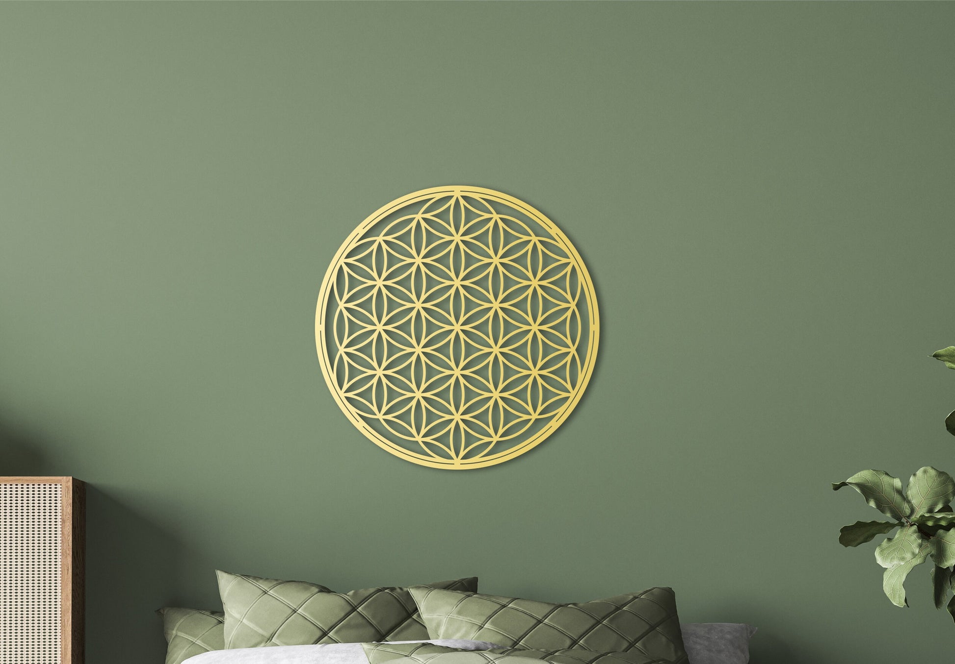 Flower of life wall art, wooden wall decor, sacred geometry wall art, spiritual artwork, housewarming gift