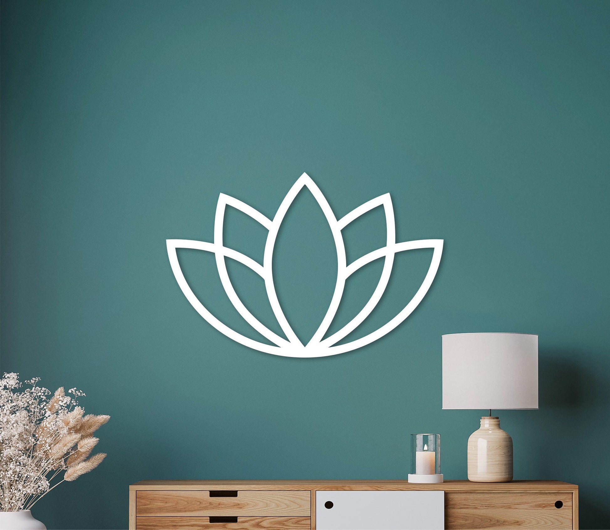 Lotus wall art,Meditation room,Namaste,Om decorations, Yoga studio decor,Wooden