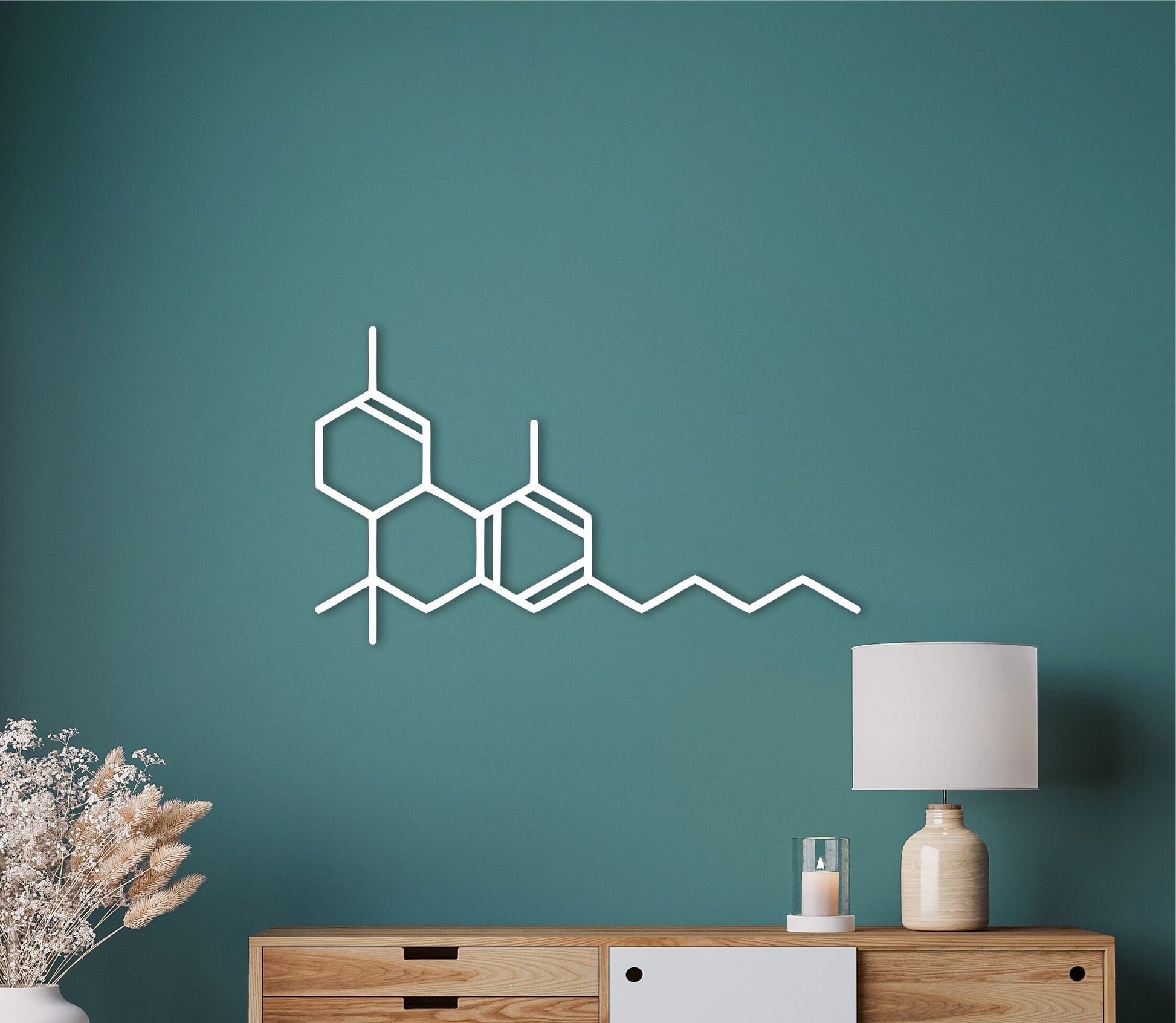 Thc molecule, Tetrahydrocannabinol wall art, 420,Marijuana,Cannabis,Weed,Wooden decor