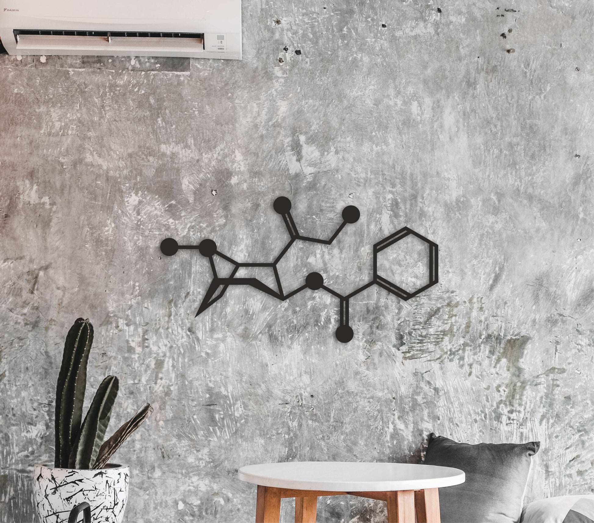Black friday, cocaine wall art, molecule decor, chemical art, drug decor, future doctor gift, black friday 2023