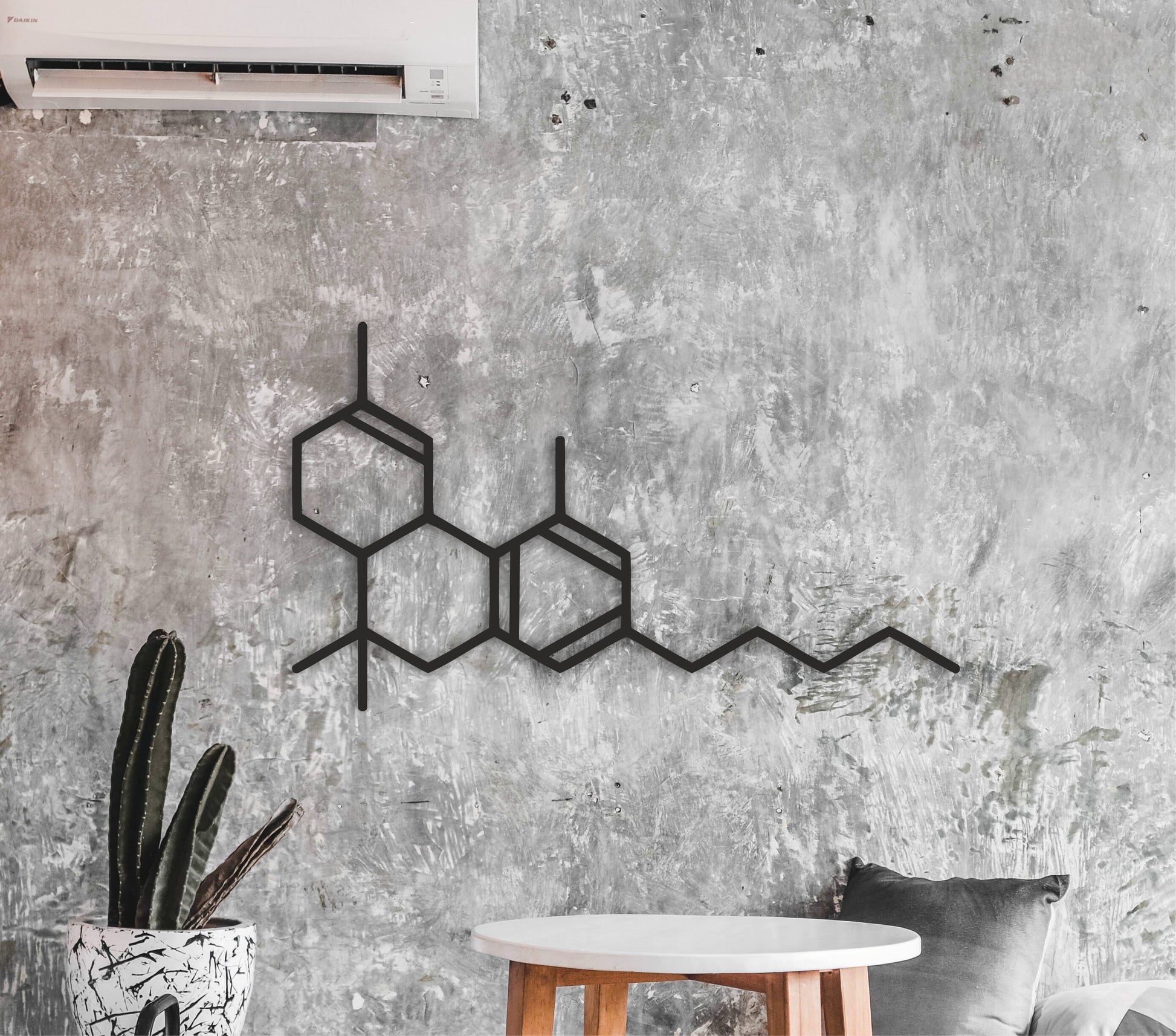 Thc molecule, Tetrahydrocannabinol wall art, 420,Marijuana,Cannabis,Weed,Wooden decor