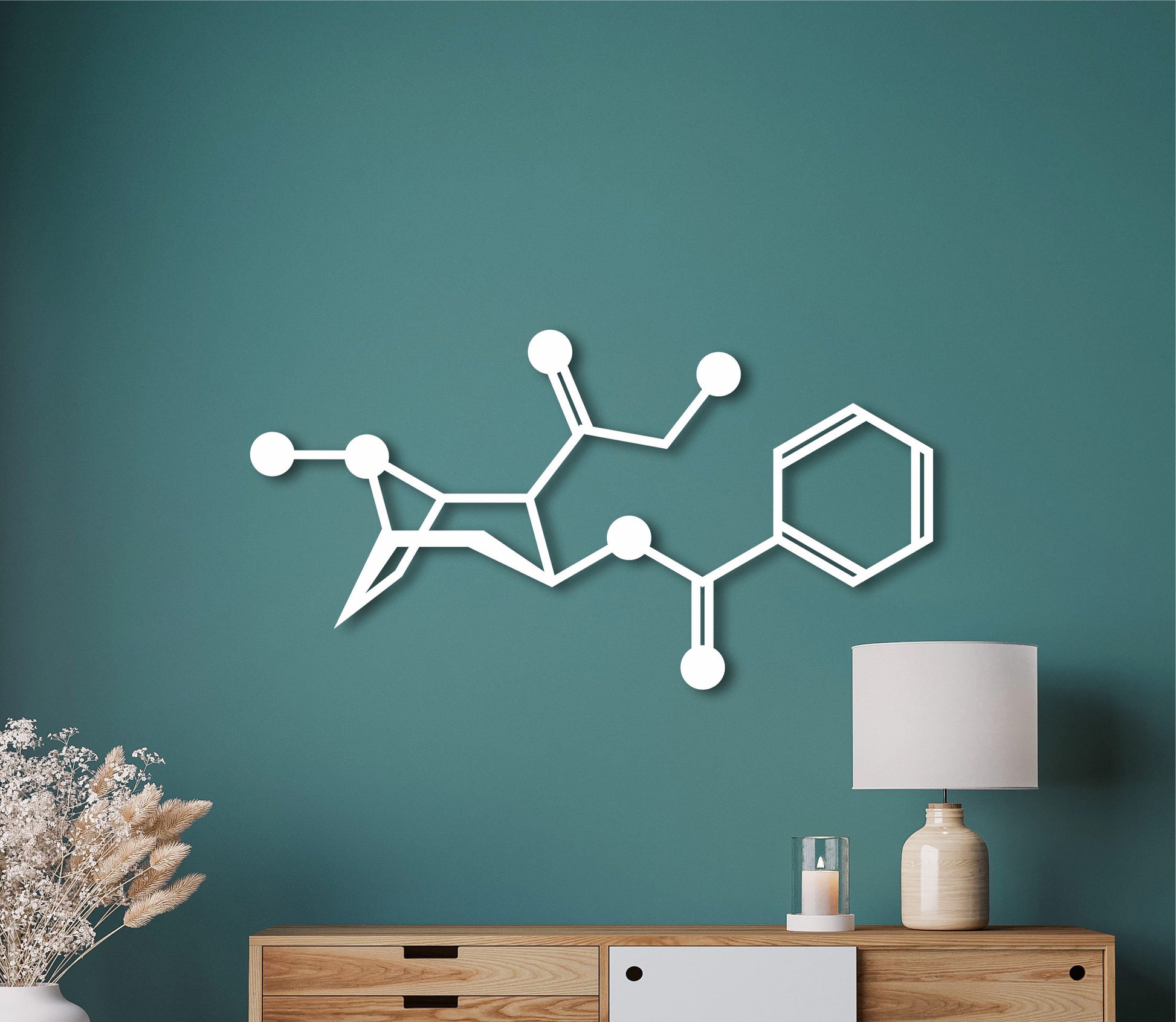 Black friday, cocaine wall art, molecule decor, chemical art, drug decor, future doctor gift, black friday 2023