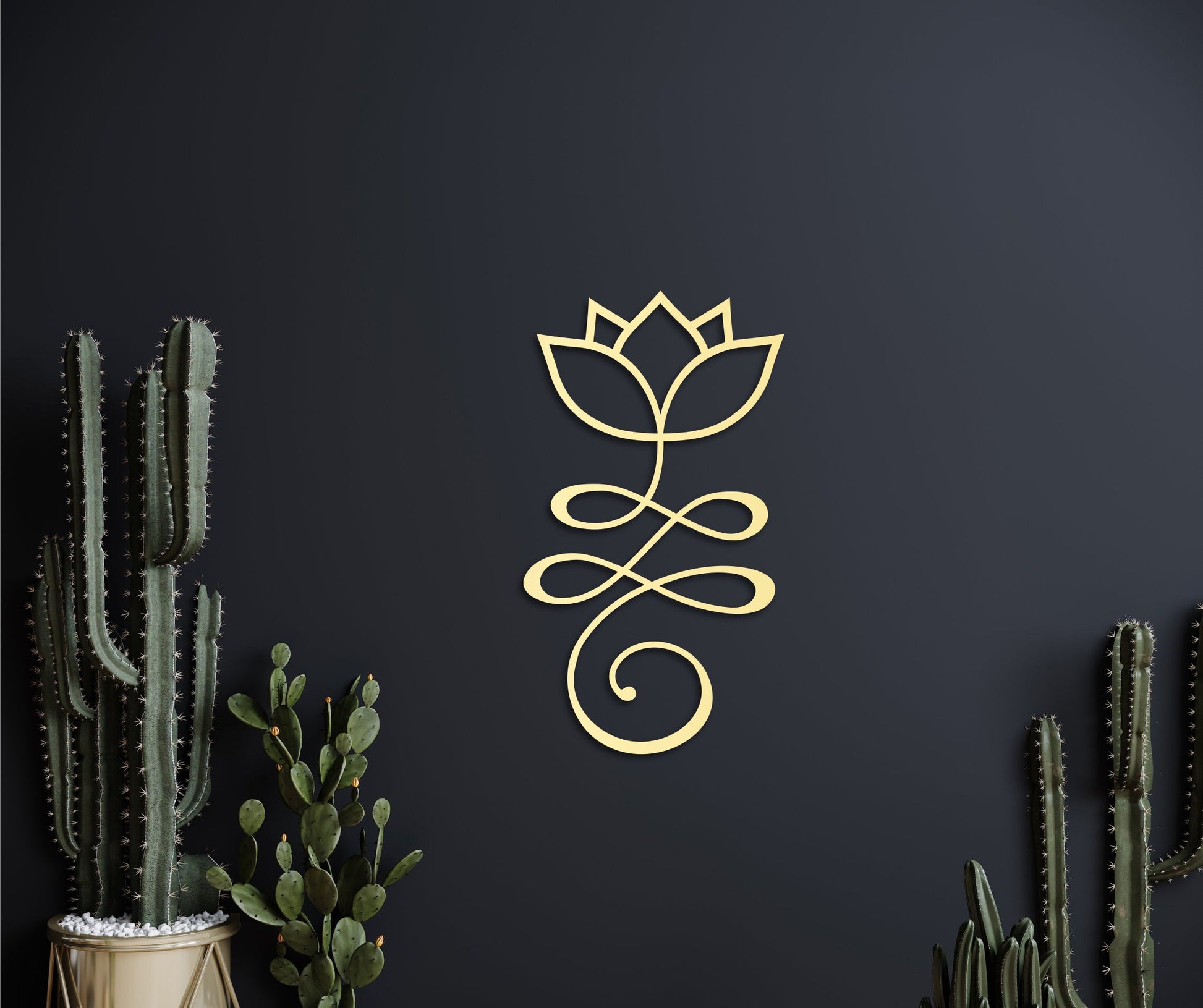 Unalome lotus, lotus wall art, unalome, buddhist wall art, zen wall decor, lotus wall decor, yoga studio wall decor, zen wood wall art