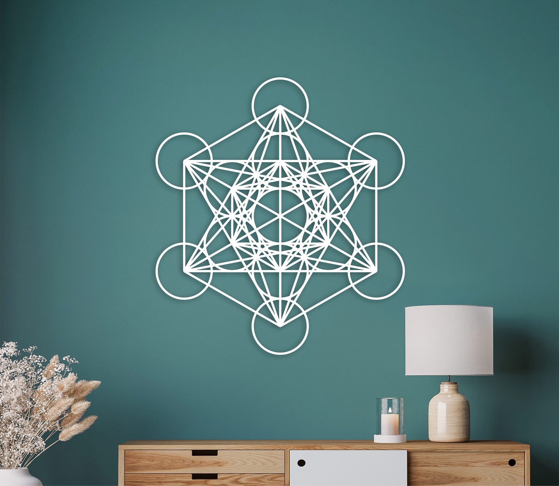 3 piece wall art set, merkaba wall art, metatron wall art, sri yantra art, tryptic wall art, triptych wood wall art, wooden unique decor