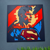 Cape Hero Layered Wood Wall Art
