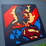 Cape Hero Layered Wood Wall Art
