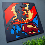Cape Hero Layered Wood Wall Art