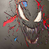 Dark Monster Portrait Layered Wood Wall Art