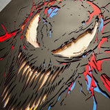 Dark Monster Portrait Layered Wood Wall Art