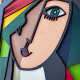 "Modern Muse" – Layered Wooden Wall Art Inspired by Picasso