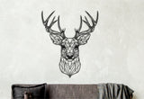 Wood deer head, hunting nursery, wooden deer, hunting cabin decor, stag wall art, personalized hunting wooden decor, stag wood wall decor