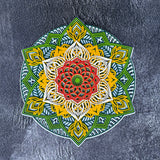 3D layered mandala wall art, lotus wall decor, mandala wall hanging, wooden mandala, therapy office decor, father's day gift
