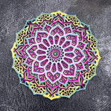 Multilayer wooden mandala wall art, 3d lotus ornament, original mandala, therapy office decor, spa decor, spiritual gifts