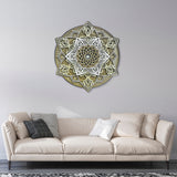 3D layered mandala wall art, lotus wall decor, mandala wall hanging, wooden mandala, therapy office decor, father's day gift
