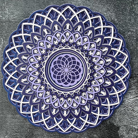 Torus wall decor, 3d mandala wall art