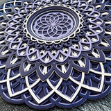 Torus wall decor, 3d mandala wall art