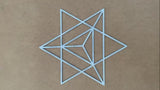 Merkaba wall art,Spirutal decor,Stellated octahedron,Wooden wall decor,Sacred geometry art,Stella octangula