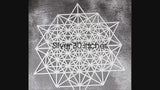 64 tetrahedron wall art, grid of life wood decor, tetrahedron, sacred geometry art, yoga studio decor, geometric wood art, wooden large art