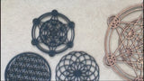 Torus wall decor,Sacred Geometry wall art,Good Vibes,Wooden wall hangings,Yoga,Meditation