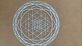 Sri Yantra wall art, gold wall art large, sacred geometry art, yoga studio decor, spiritual decorations