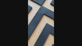 Custom wood wall panels, geometric wood wall art, wood panel wall art, wooden panel decor, wood wall decor panel, 3 piece wood wall art