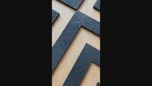 Custom wood wall panels, geometric wood wall art, wood panel wall art, wooden panel decor, wood wall decor panel, 3 piece wood wall art