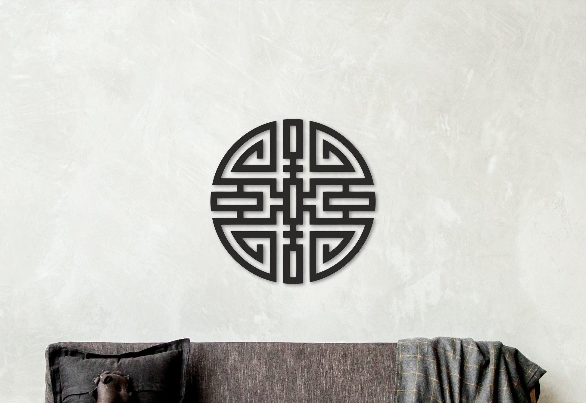 Feng Shui wall art, Wealth prosperity, Good fortune, Cai symbol,Money,Wooden wall decor