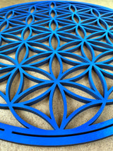 Flower of life wall art, wooden wall decor, sacred geometry wall art, spiritual artwork, housewarming gift