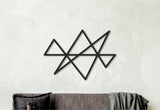 Midas star wall art, abudance wall art, reiki art, healing wall art, reiki symbol, wealth symbol, prosperity symbol, wooden wall art modern