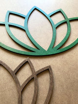 Lotus wall art,Meditation room,Namaste,Om decorations, Yoga studio decor,Wooden
