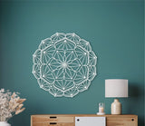 Sacred geometry decor, mandala wall hanging, meditation decor, large wood wall art, yoga studio decor, geometric wood wall art