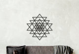 Sri Yantra,Spirutal wall art,Meditation decor,Wood hangings,Yoga decor,Good vibes