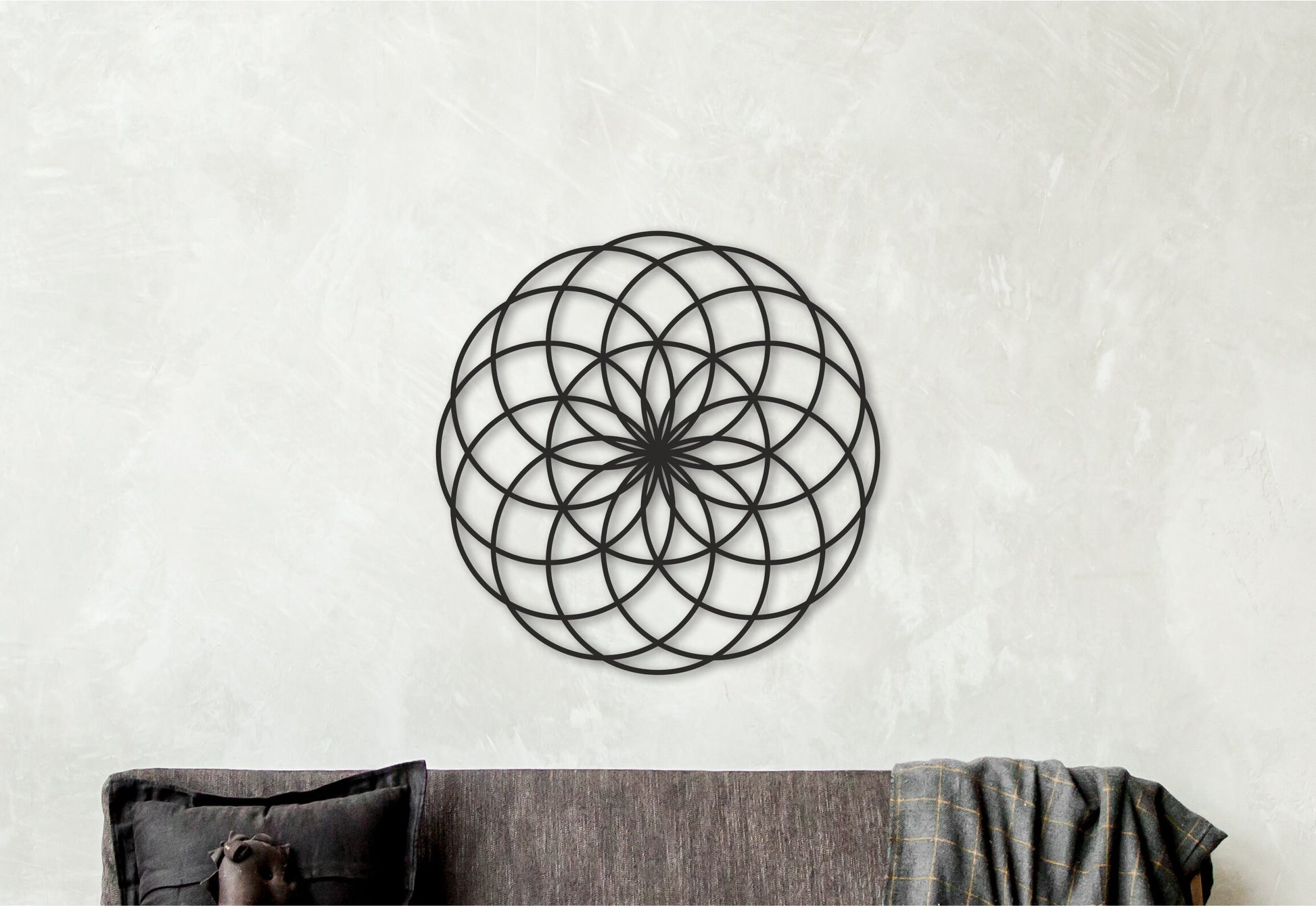 Torus wall decor,Sacred Geometry wall art,Good Vibes,Wooden wall hangings,Yoga,Meditation