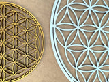 Sacred geometry wall art, metatron cube, flower of life, torus wall art, set of 3, energy healing