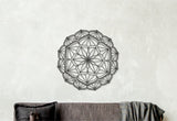 Sacred geometry decor, mandala wall hanging, meditation decor, large wood wall art, yoga studio decor, geometric wood wall art