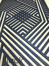 Panels wall decor, Wooden wall art,Moroccan decor,Geometric wall art,Modern wall art,3 panels set