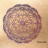 Sacred geometry decor, mandala wall hanging, meditation decor, large wood wall art, yoga studio decor, geometric wood wall art