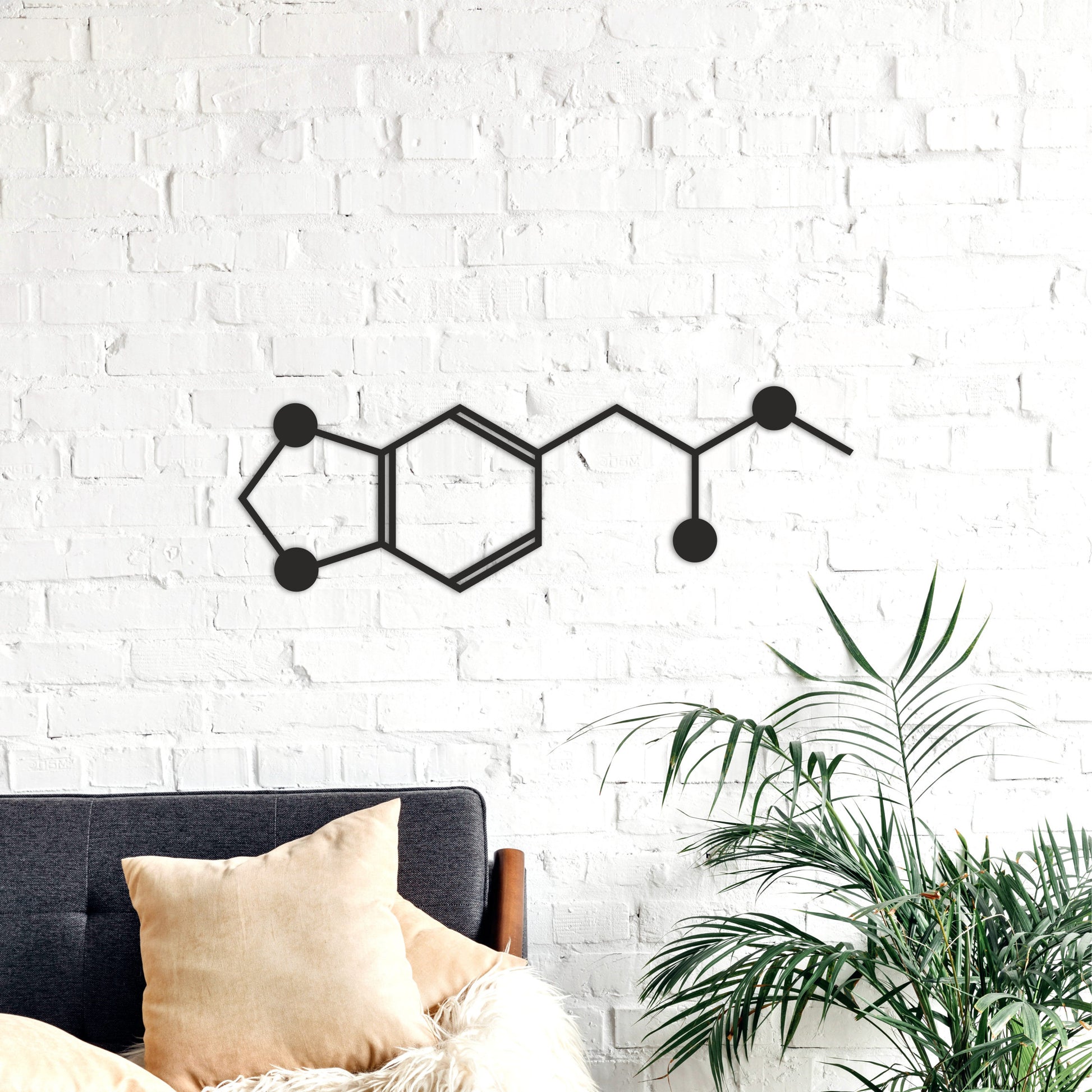 MDMA molecule, Extasy wall art, Wooden decor, E, Molly