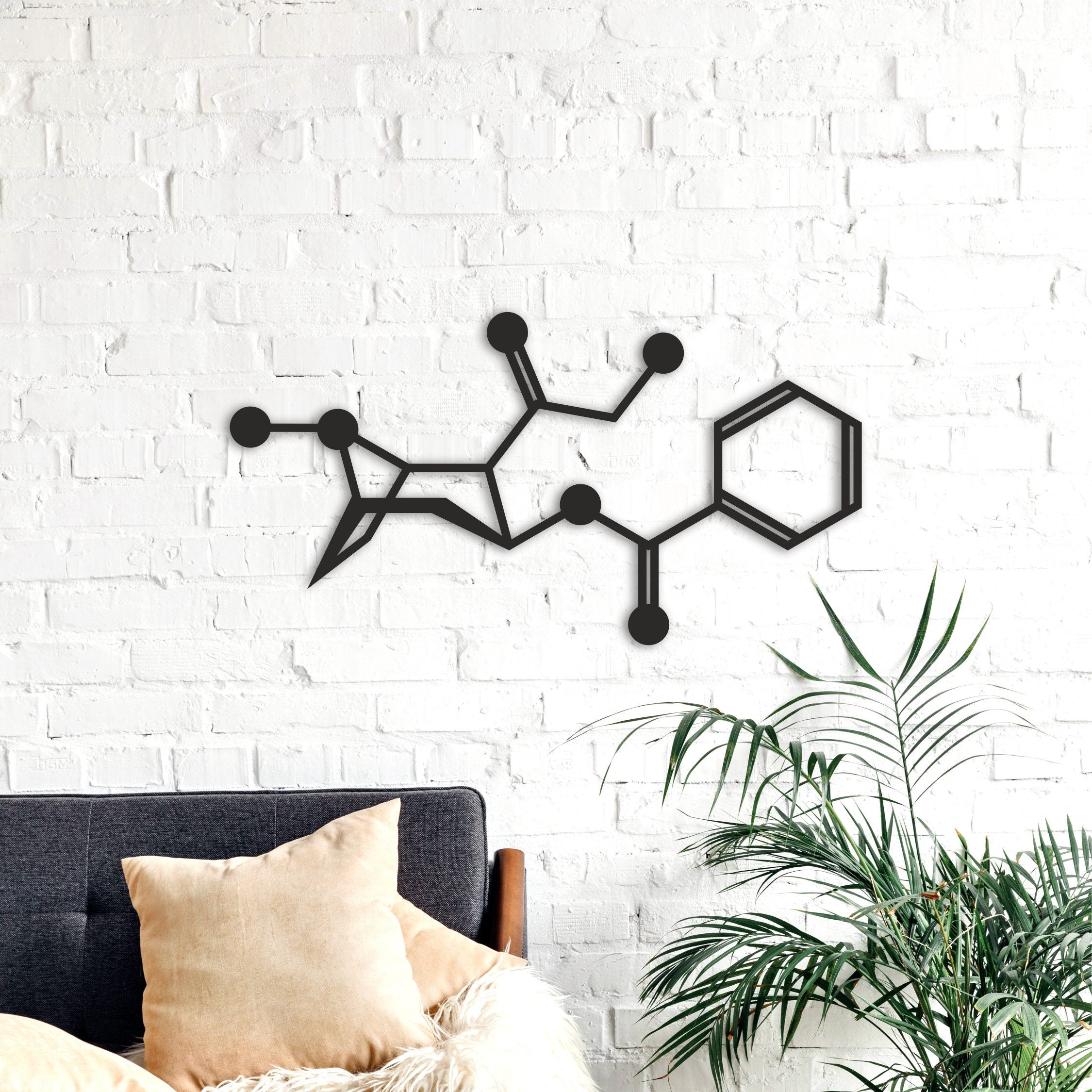 Cocaine molecule decor