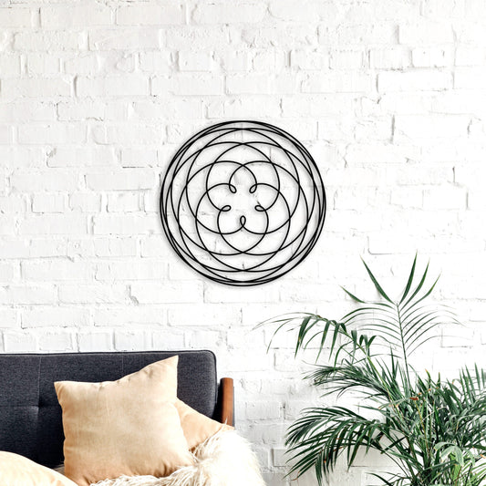 Venus flower wall art,Wooden wall decor,Sacred geometry,Spirutal,Yoga decor, Housewarmig gift